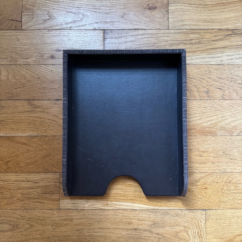 brown The Container Store paper tray (O/S) - Picture 2 of 10
